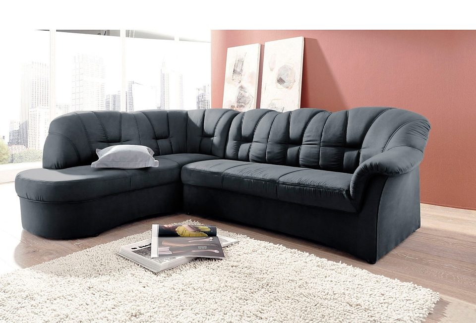 DOMO collection Ecksofa »Papenburg L-Form«, mit Ottomane, wahlweise mit Bettfunktion von DOMO collection