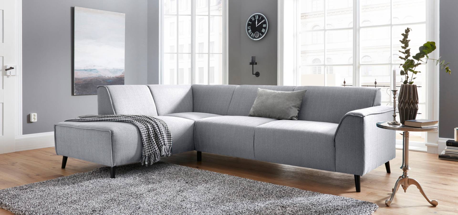 DOMO collection Ecksofa »Amora L-Form«, mit Ottomane, inklusive komfortablen Federkerns von DOMO collection