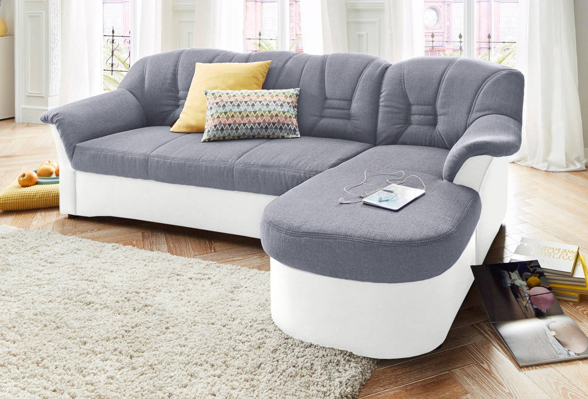 DOMO collection Ecksofa »Elva L-Form«, wahlweise mit Bettfunktion und Federkern von DOMO collection