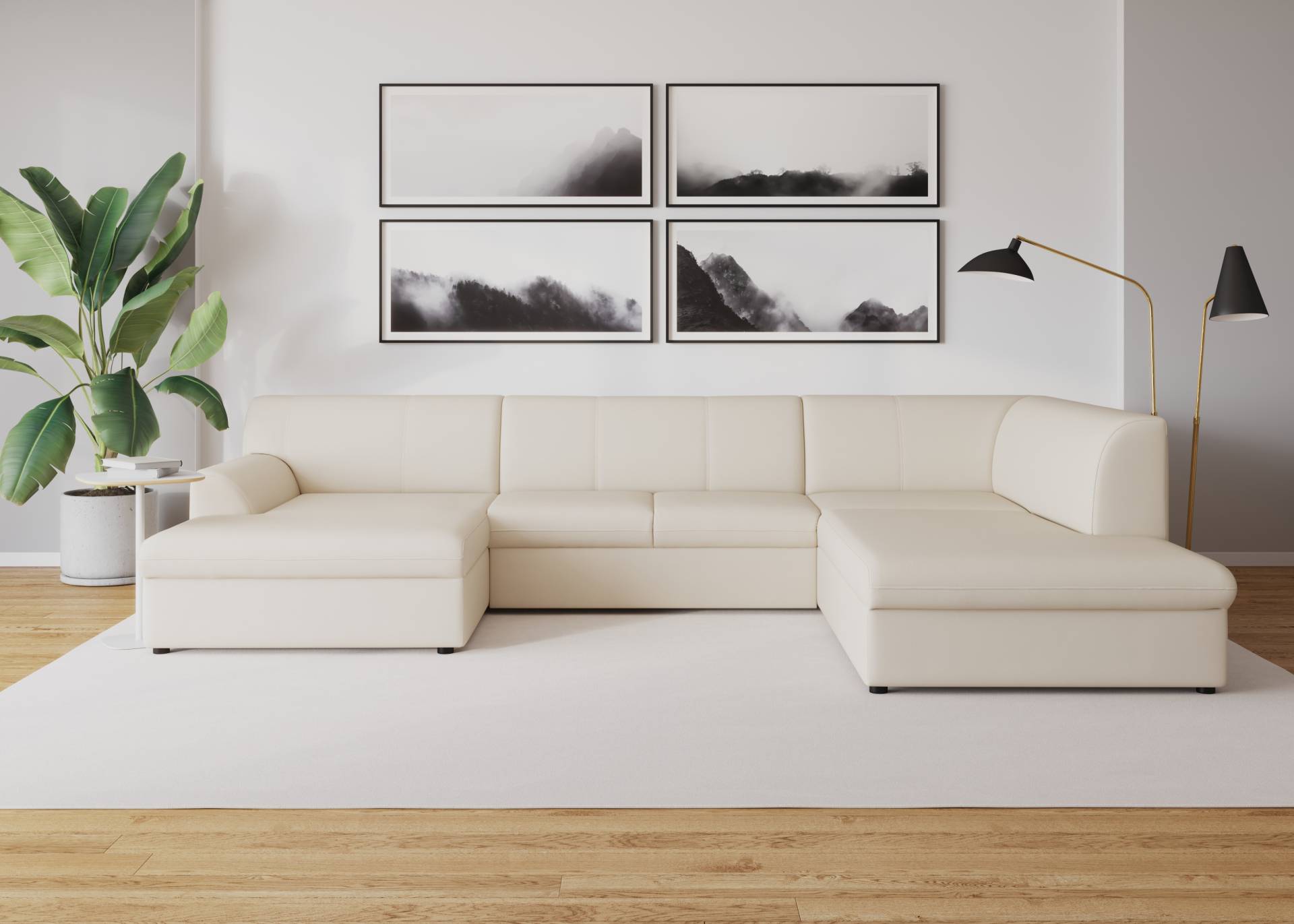 DOMO collection Wohnlandschaft »Topper U-Form«, wahlweise mit Bettfunktion DOMO collection Wohnlandschaft »Topper U-Form«, wahlweise mit Bettfunktion von DOMO collection