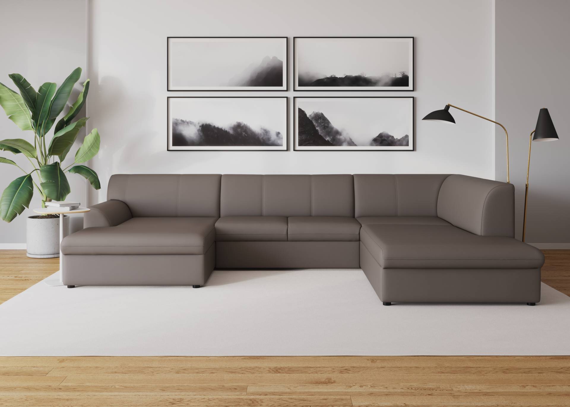 DOMO collection Wohnlandschaft »Topper U-Form«, wahlweise mit Bettfunktion DOMO collection Wohnlandschaft »Topper U-Form«, wahlweise mit Bettfunktion von DOMO collection