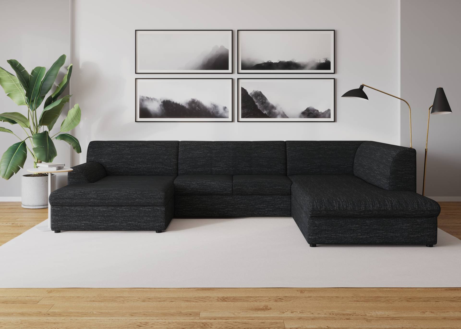DOMO collection Wohnlandschaft »Topper U-Form«, wahlweise mit Bettfunktion DOMO collection Wohnlandschaft »Topper U-Form«, wahlweise mit Bettfunktion von DOMO collection
