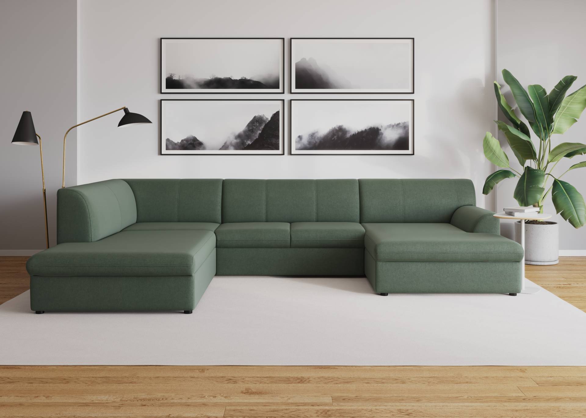 DOMO collection Wohnlandschaft »Topper U-Form«, wahlweise mit Bettfunktion DOMO collection Wohnlandschaft »Topper U-Form«, wahlweise mit Bettfunktion von DOMO collection