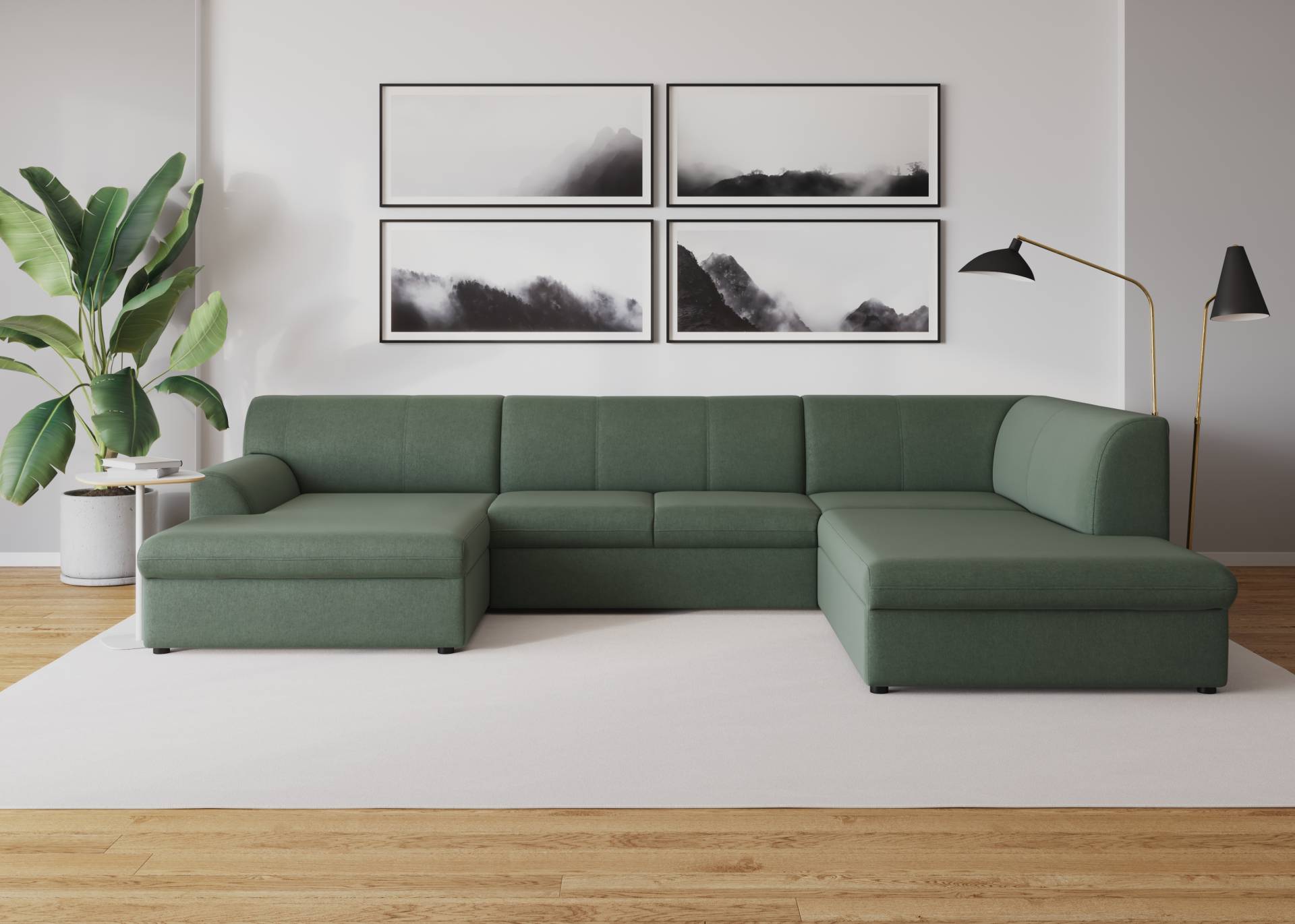 DOMO collection Wohnlandschaft »Topper U-Form«, wahlweise mit Bettfunktion DOMO collection Wohnlandschaft »Topper U-Form«, wahlweise mit Bettfunktion von DOMO collection