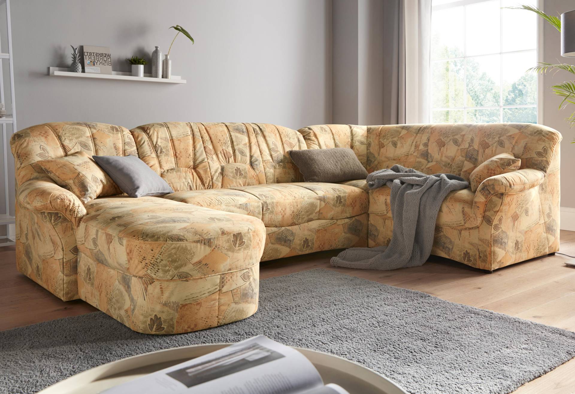 DOMO collection Wohnlandschaft »Bahia U-Form«, wahlweise mit Bettfunktion DOMO collection Wohnlandschaft »Bahia U-Form«, wahlweise mit Bettfunktion von DOMO collection