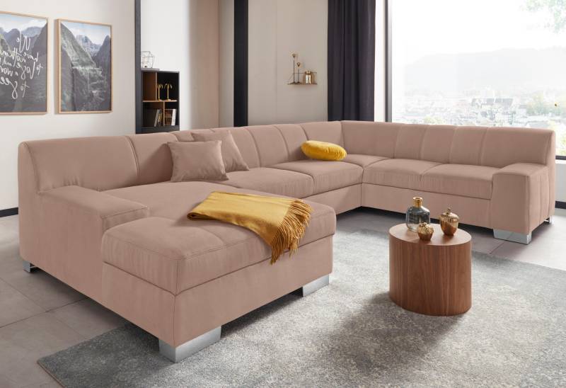 DOMO collection Wohnlandschaft »Bero U-Form«, wahlweise mit Bettfunktion DOMO collection Wohnlandschaft »Bero U-Form«, wahlweise mit Bettfunktion von DOMO collection