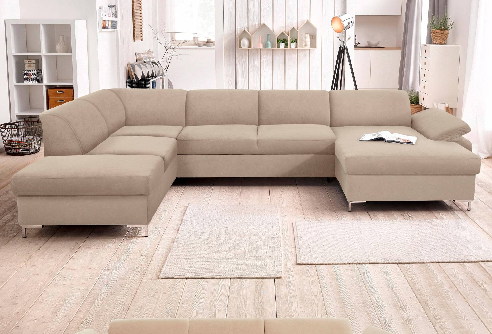 DOMO collection Wohnlandschaft »Santana U-Form«, wahlweise mit Bettfunktion DOMO collection Wohnlandschaft »Santana U-Form«, wahlweise mit Bettfunktion von DOMO collection