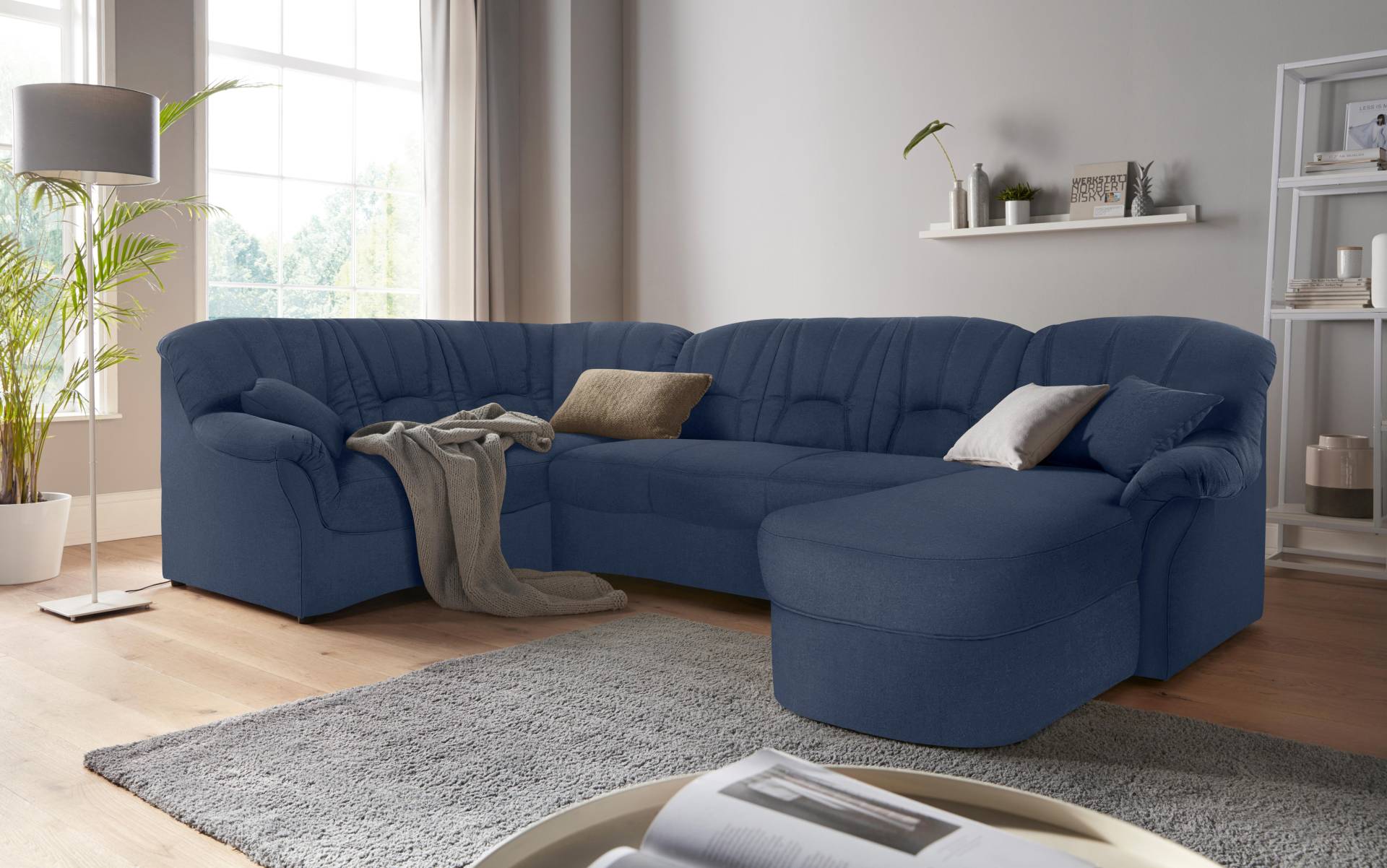 DOMO collection Wohnlandschaft »Bahia U-Form«, wahlweise mit Bettfunktion DOMO collection Wohnlandschaft »Bahia U-Form«, wahlweise mit Bettfunktion von DOMO collection