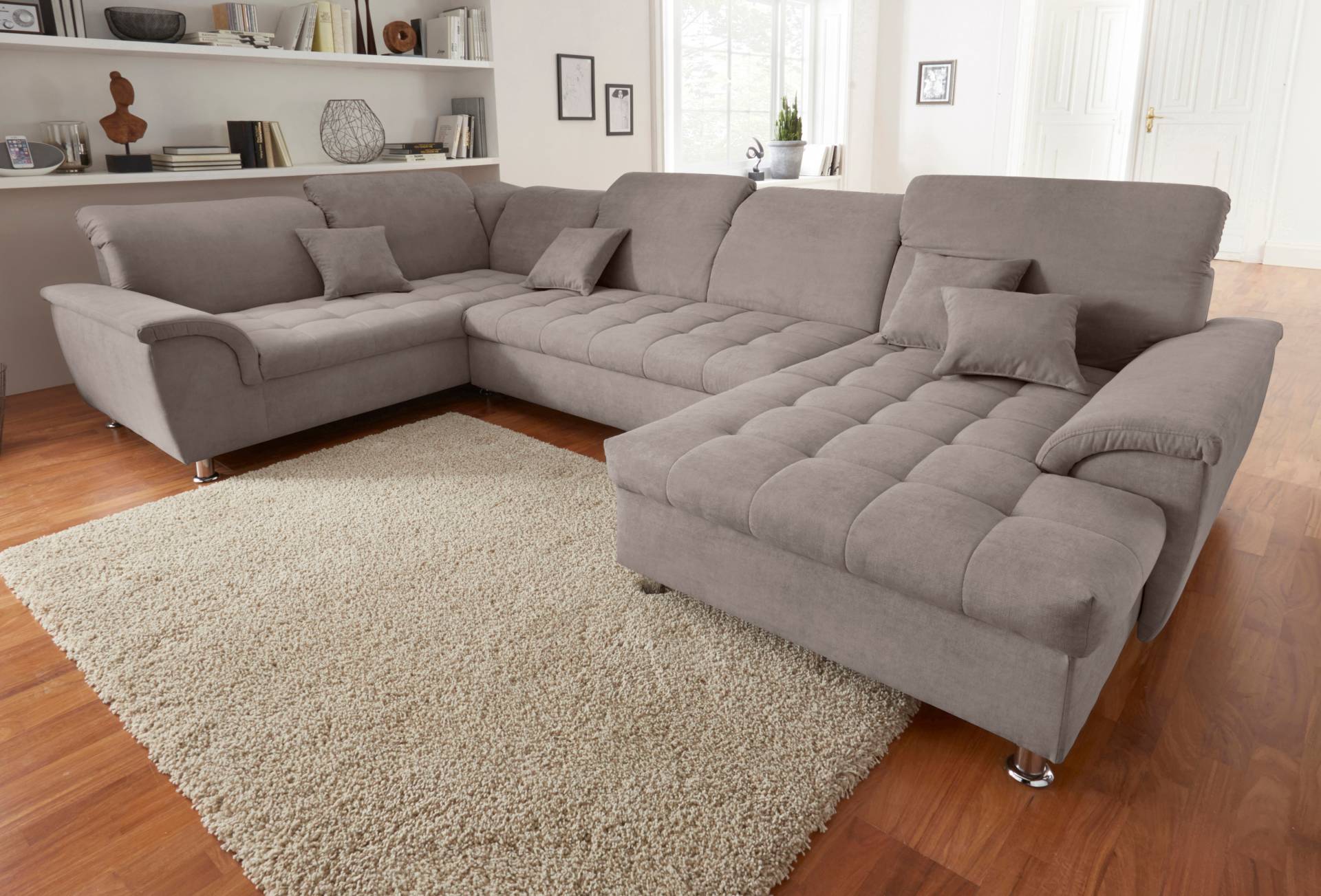 Wohnlandschaft Franzi wahlweise mit Kopfteilverstellung Bettfunktion, Bettkasten Wohnlandschaft Franzi wahlweise mit Kopfteilverstellung Bettfunktion, Bettkasten von DOMO collection