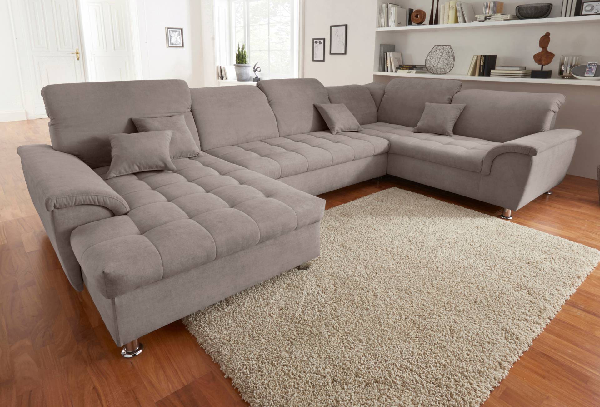 Wohnlandschaft Franzi wahlweise mit Kopfteilverstellung Bettfunktion, Bettkasten Wohnlandschaft Franzi wahlweise mit Kopfteilverstellung Bettfunktion, Bettkasten von DOMO collection