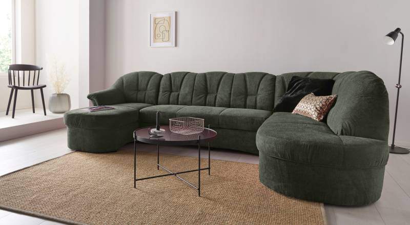 DOMO collection Wohnlandschaft »Papenburg U-Form«, in grosser Farbvielfalt, wahlweise Bettfunktion, frei im Raum stellbar DOMO collection Wohnlandschaft »Papenburg U-Form«, in grosser Farbvielfalt, wahlweise Bettfunktion, frei im Raum stellbar von DOMO collection