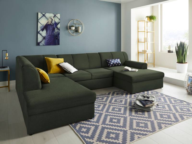 DOMO collection Wohnlandschaft »Topper U-Form«, wahlweise mit Bettfunktion DOMO collection Wohnlandschaft »Topper U-Form«, wahlweise mit Bettfunktion von DOMO collection