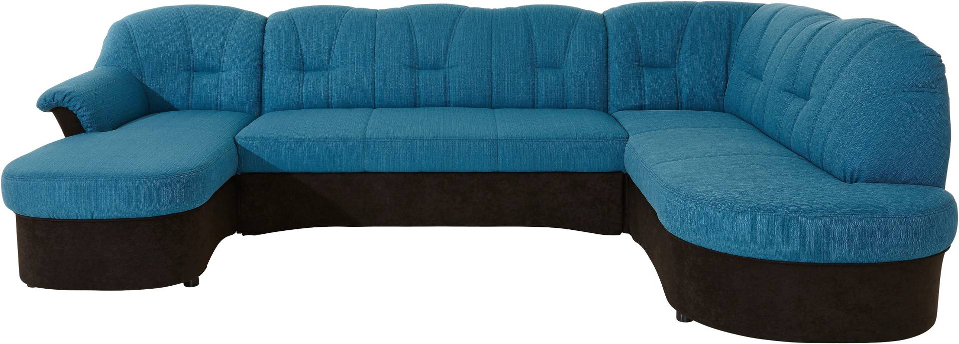 DOMO collection Wohnlandschaft »Flores auch in Leder-Bezug, B/T/H: 293/180/86 cm, U-Form«, (3 St.), wahlweise mit Bettfunktion, wahlweise mit Federkern DOMO collection Wohnlandschaft »Flores auch in Leder-Bezug, B/T/H: 293/180/86 cm, U-Form«, (3 St.), wahlweise mit Bettfunktion, wahlweise mit Federkern von DOMO collection