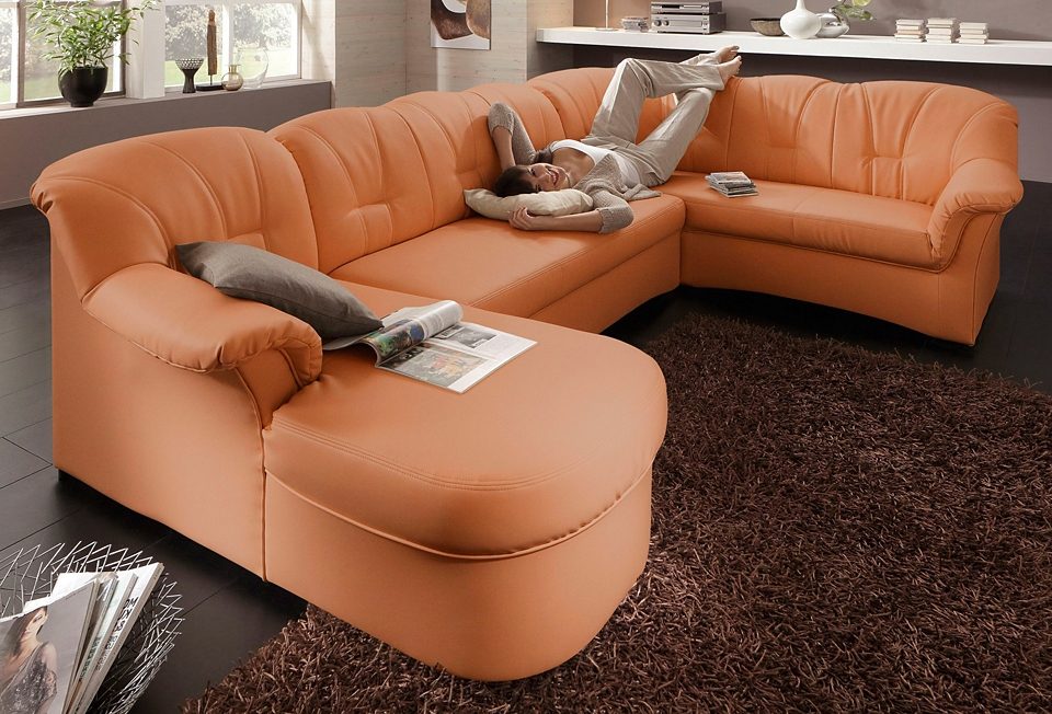 DOMO collection Wohnlandschaft »Papenburg U-Form«, in grosser Farbvielfalt, wahlweise mit Bettfunktion DOMO collection Wohnlandschaft »Papenburg U-Form«, in grosser Farbvielfalt, wahlweise mit Bettfunktion von DOMO collection