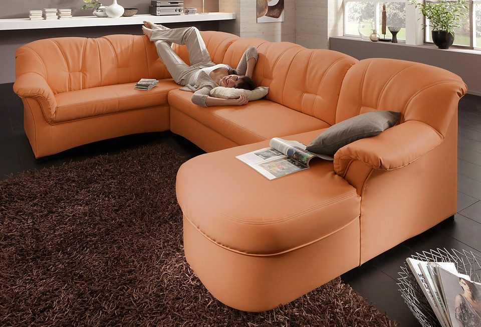 DOMO collection Wohnlandschaft »Papenburg U-Form«, in grosser Farbvielfalt, wahlweise mit Bettfunktion DOMO collection Wohnlandschaft »Papenburg U-Form«, in grosser Farbvielfalt, wahlweise mit Bettfunktion von DOMO collection