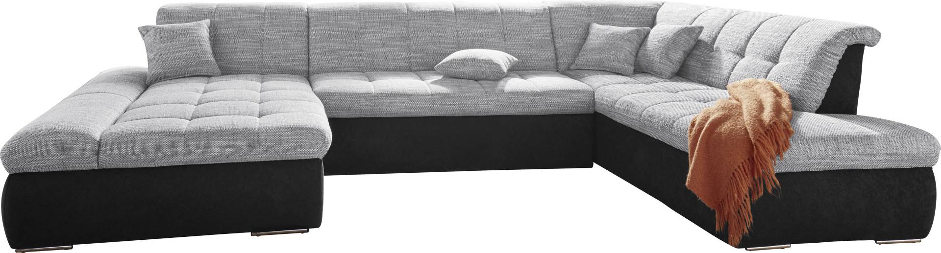 DOMO collection Wohnlandschaft »PB Moric wahlweise mit Bettfunktion und Armteilverstellung U-Form«, XXL-Format B/T/H: 353/216/80 cm, feine Steppung, incl. Zierkissen DOMO collection Wohnlandschaft »PB Moric wahlweise mit Bettfunktion und Armteilverstellung U-Form«, XXL-Format B/T/H: 353/216/80 cm, feine Steppung, incl. Zierkissen von DOMO collection