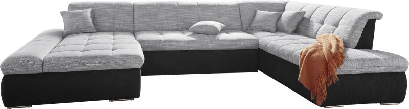 DOMO collection Wohnlandschaft »PB Moric wahlweise mit Bettfunktion und Armteilverstellung U-Form«, XXL-Format B/T/H: 353/216/80 cm, feine Steppung, incl. Zierkissen DOMO collection Wohnlandschaft »PB Moric wahlweise mit Bettfunktion und Armteilverstellung U-Form«, XXL-Format B/T/H: 353/216/80 cm, feine Steppung, incl. Zierkissen von DOMO collection