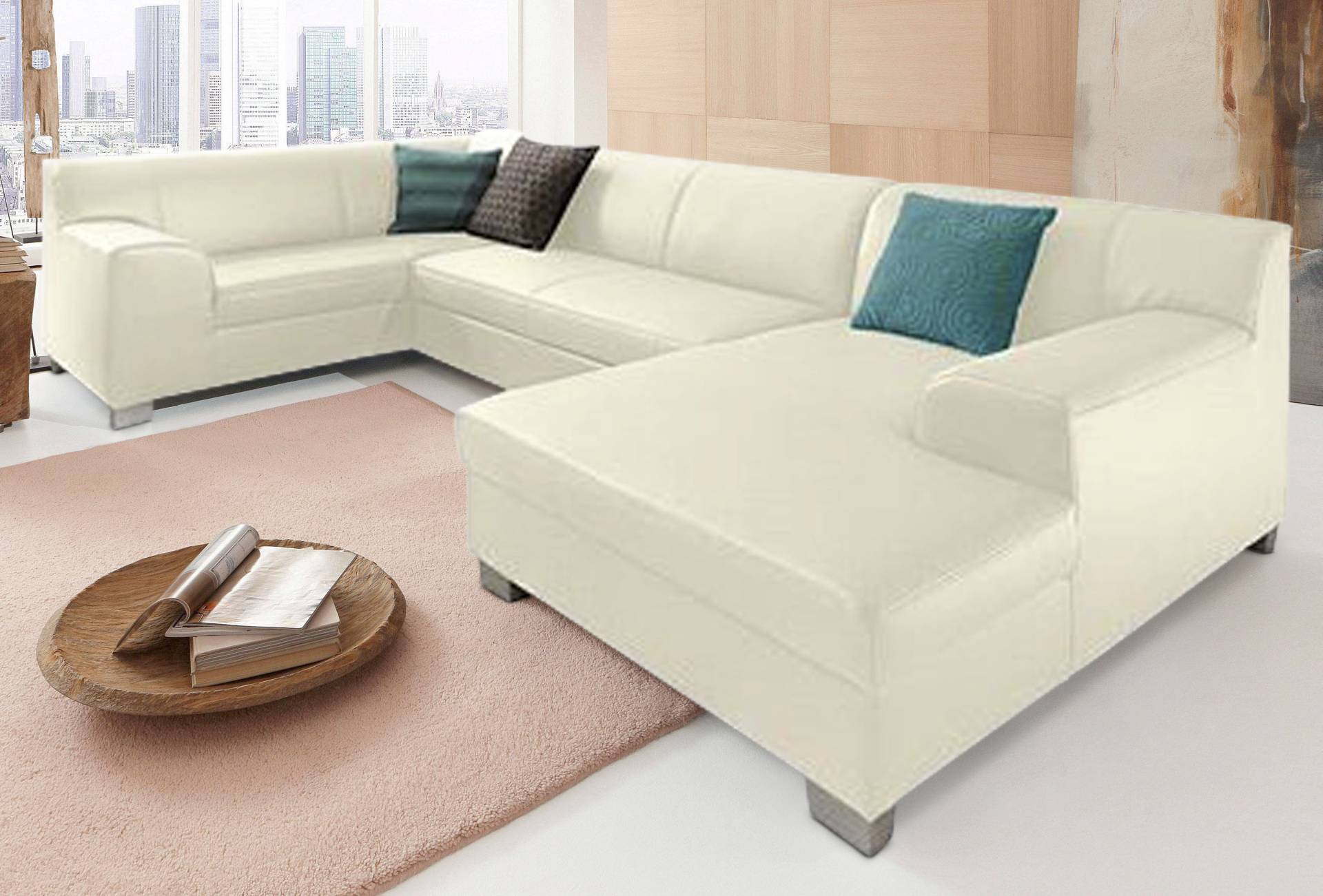 DOMO collection Wohnlandschaft »Amando U-Form«, wahlweise mit Bettfunktion, frei im Raum stellbar DOMO collection Wohnlandschaft »Amando U-Form«, wahlweise mit Bettfunktion, frei im Raum stellbar von DOMO collection