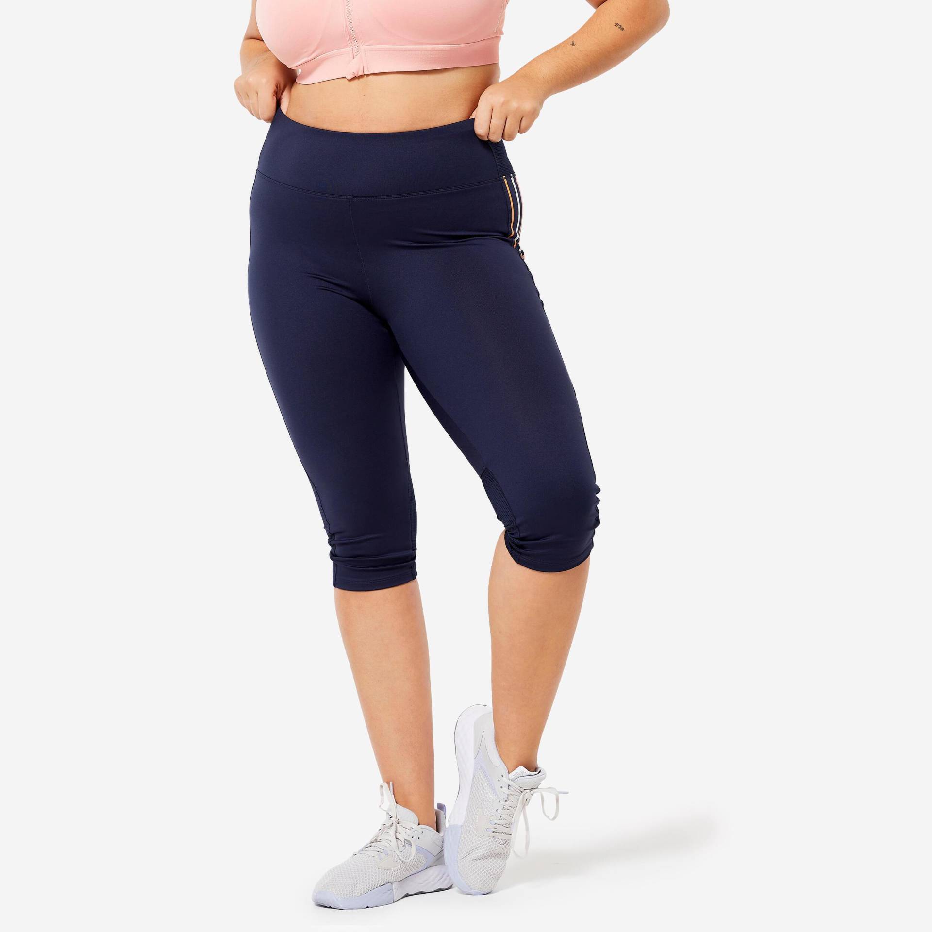 Caprihose - Cardio Damen Blau L von DOMYOS