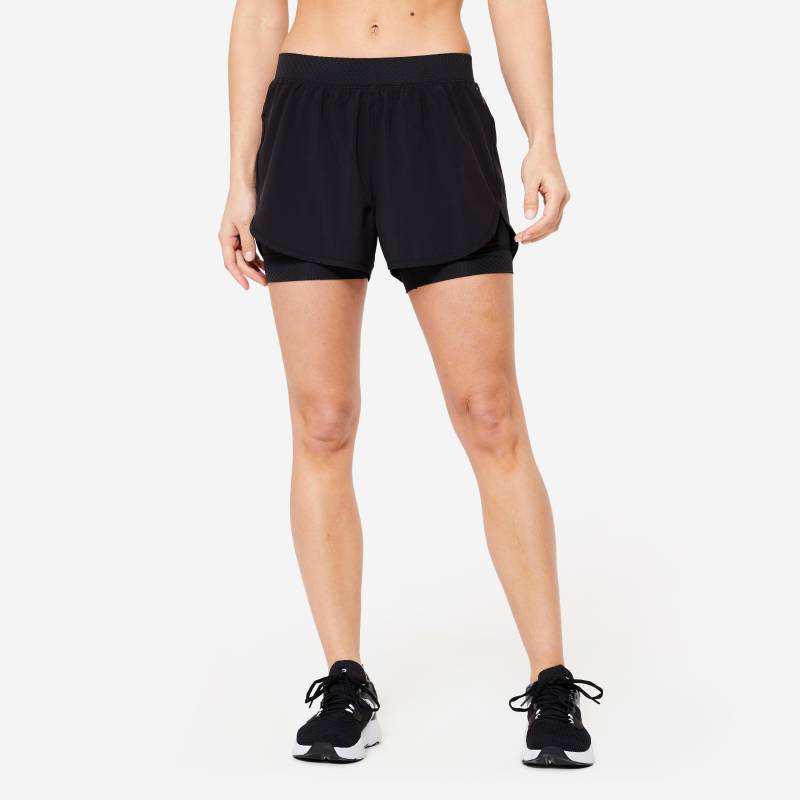 Shorts - Fst 900 Damen Schwarz Leicht M von DOMYOS