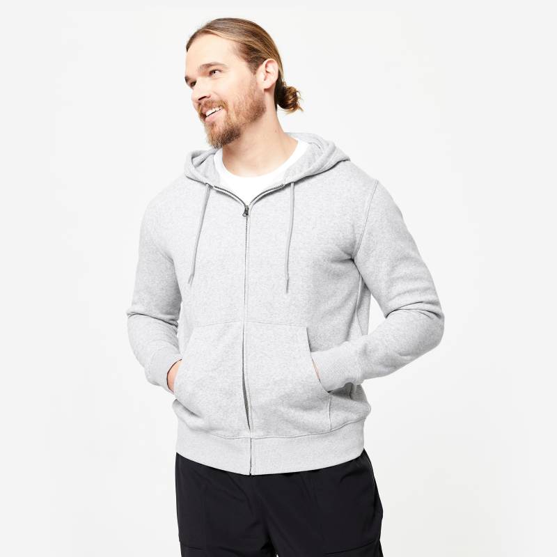 Sweatshirt - 100 Warm Herren Gewittergrau S von DOMYOS