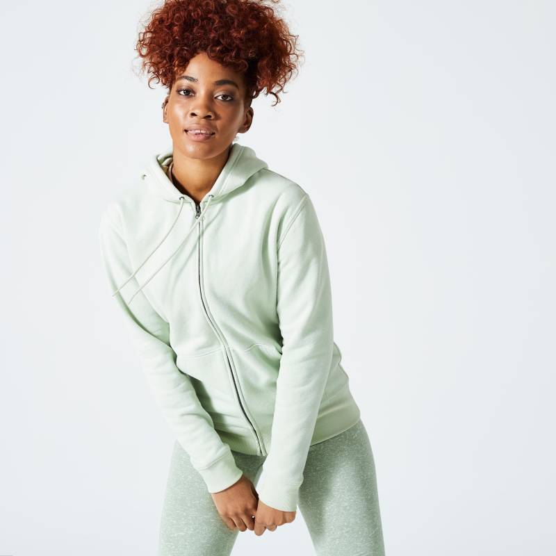 Sweatshirt - Essentials 500 Damen Ocker L von DOMYOS