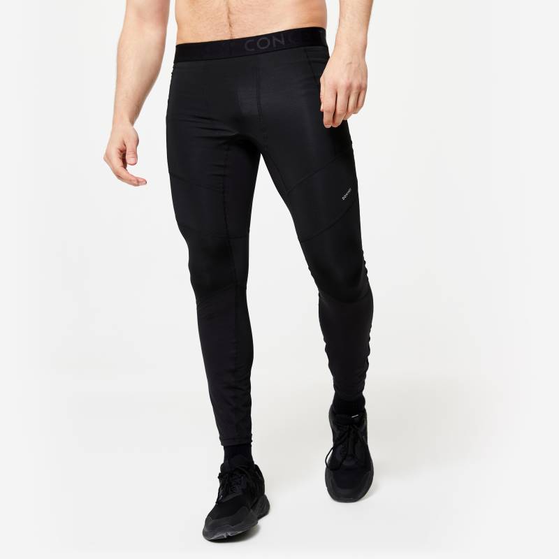 Leggings - Fit Herren Schwarz Leicht L von DOMYOS