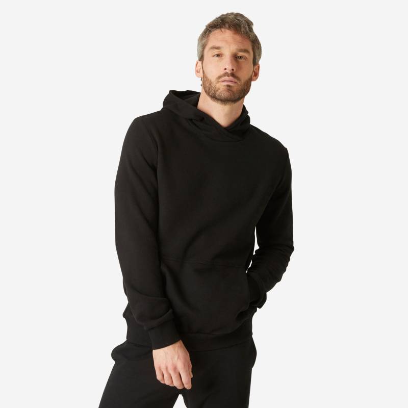 Sweatshirt - Warm 100 Herren Schwarz Leicht 3XL von DOMYOS