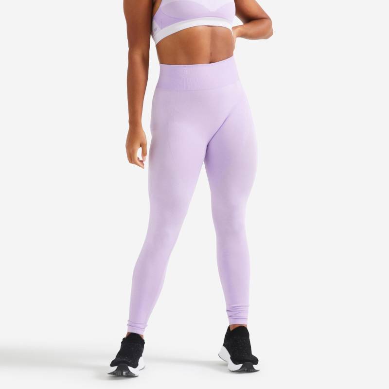 Leggings - Fti 900 Seamless Damen Flieder M von DOMYOS