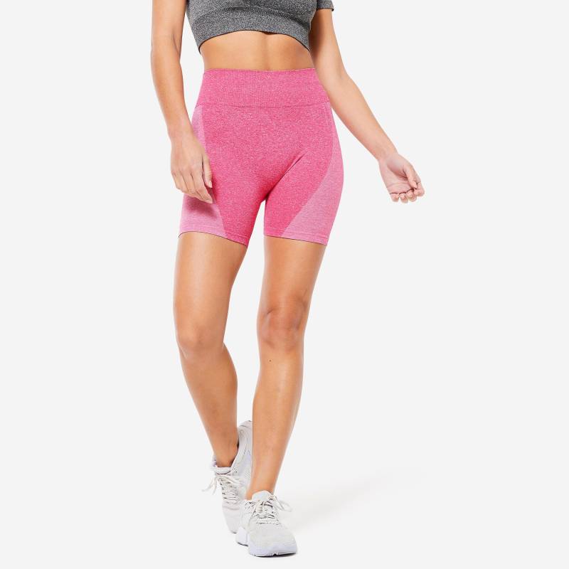 Shorts - Cardio Damen Dunkelrosa M von DOMYOS