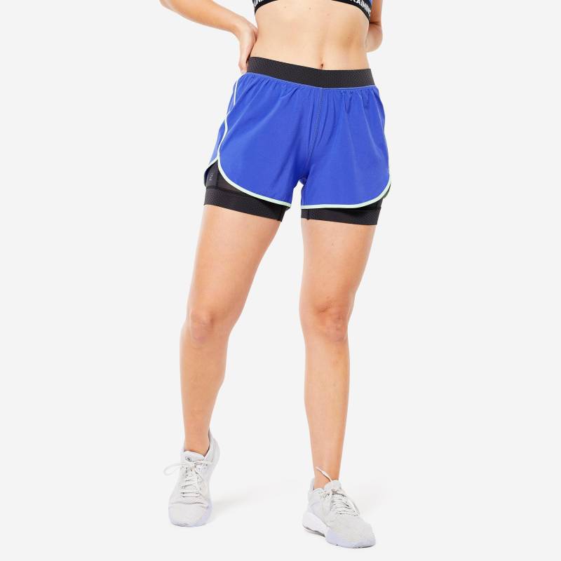 Shorts - Fst 900 Damen Mittelblau L von DOMYOS