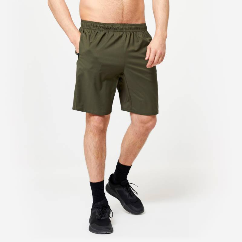 Shorts - Fst 120 Stretch Herren Khaki L von DOMYOS