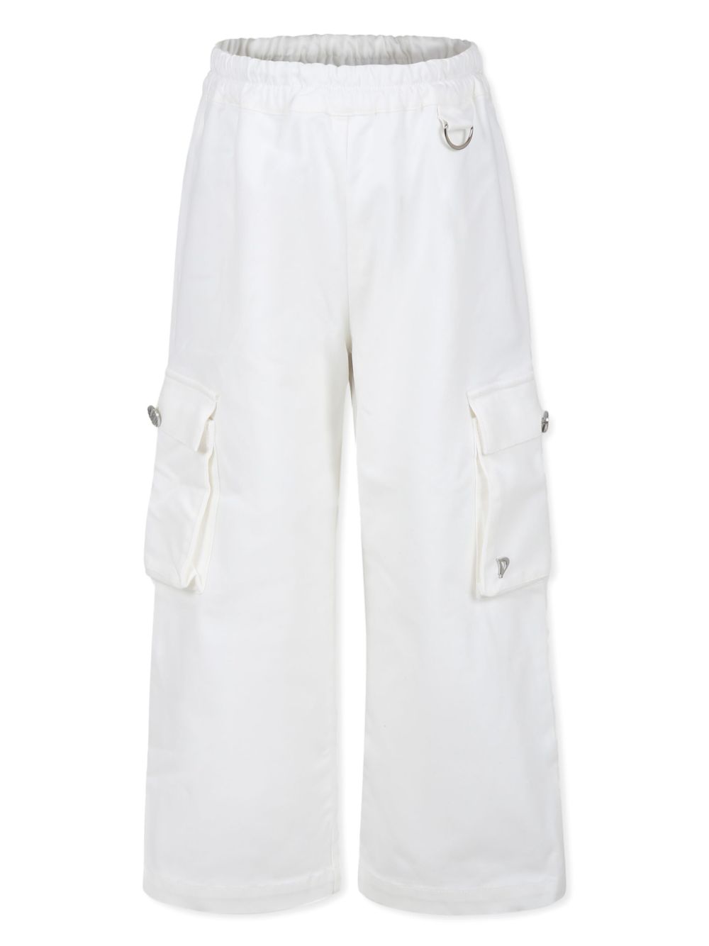 DONDUP KIDS cargo pocket trousers - White von DONDUP KIDS