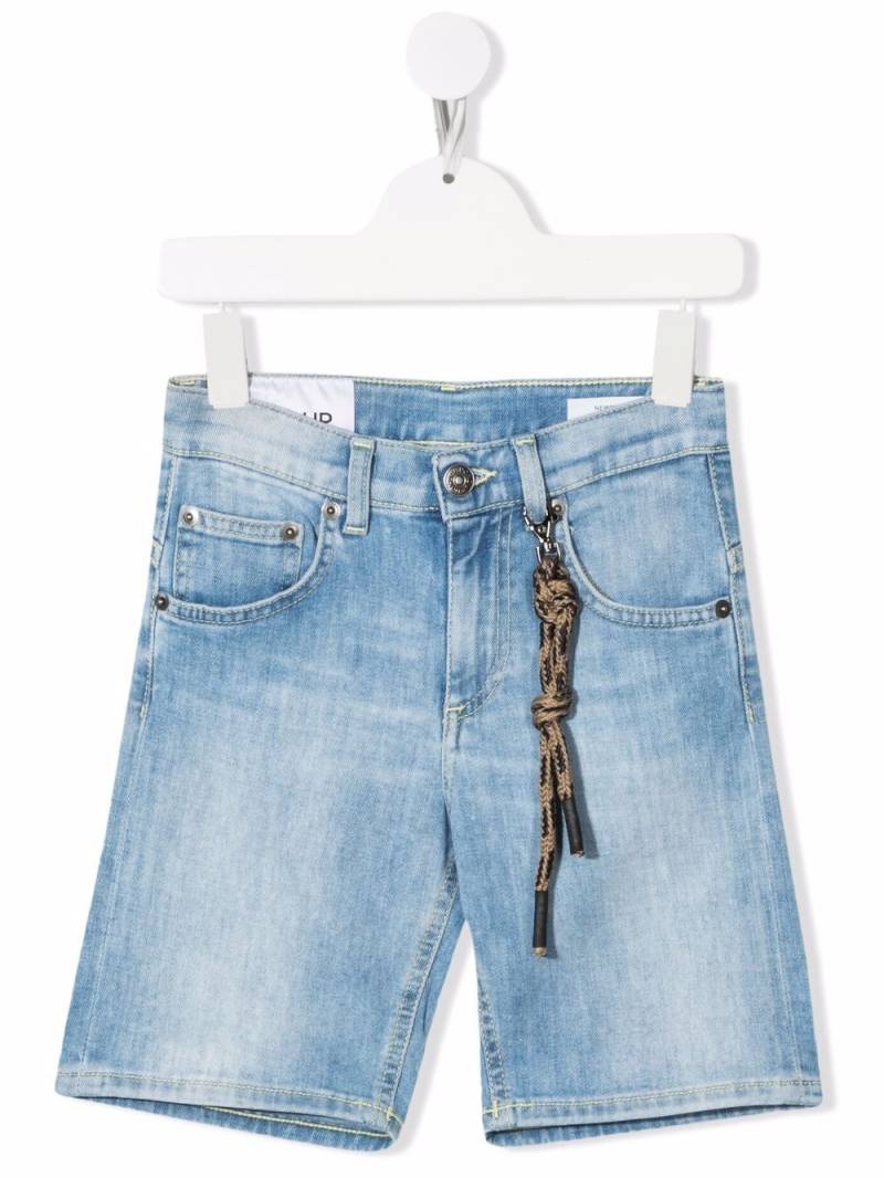 DONDUP KIDS knot-pendant shorts - Blue von DONDUP KIDS