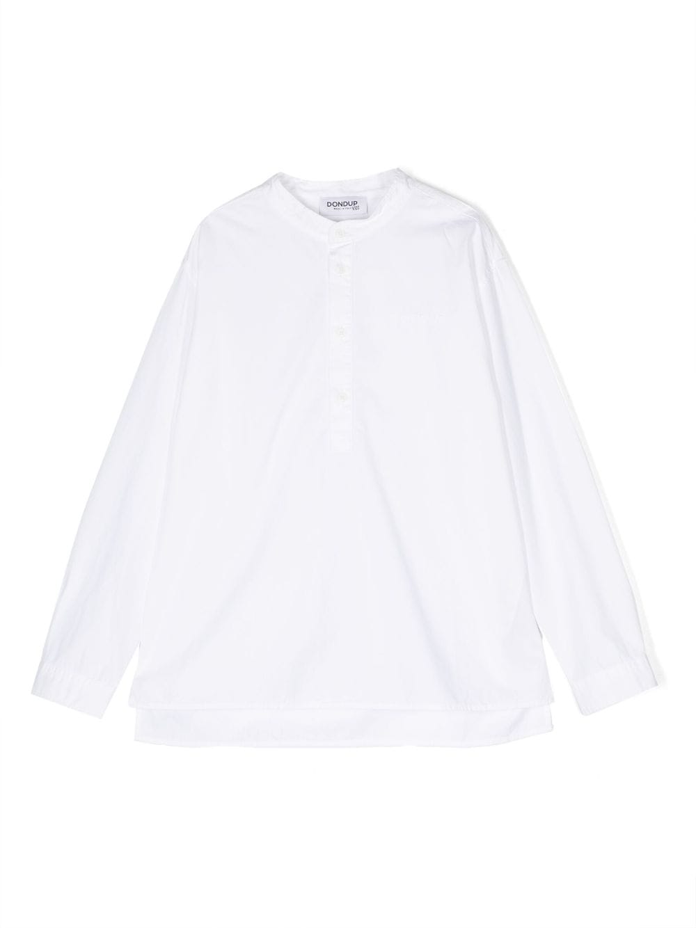 DONDUP KIDS long-sleeve cotton shirt - White von DONDUP KIDS