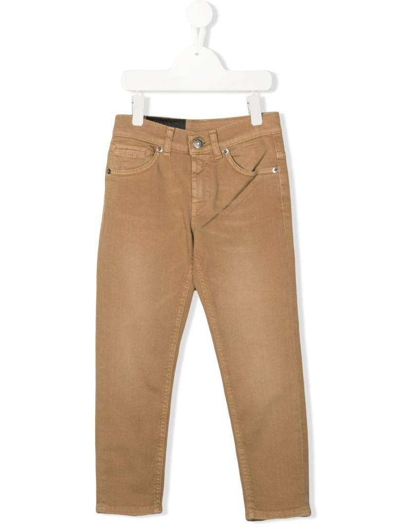 DONDUP KIDS slim-cut garment dyed jeans - Neutrals von DONDUP KIDS