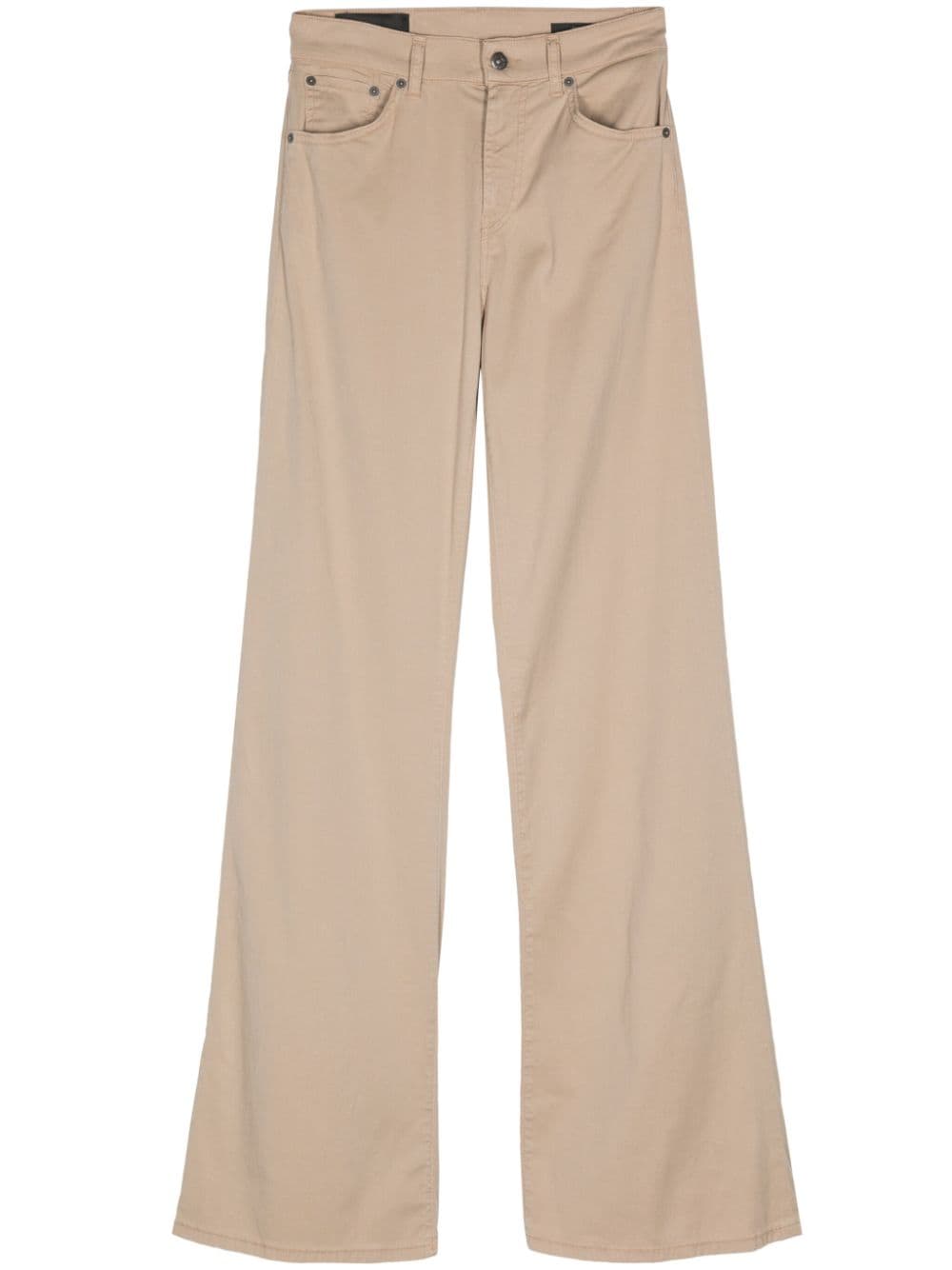 DONDUP Amber wide-leg trousers - Neutrals von DONDUP