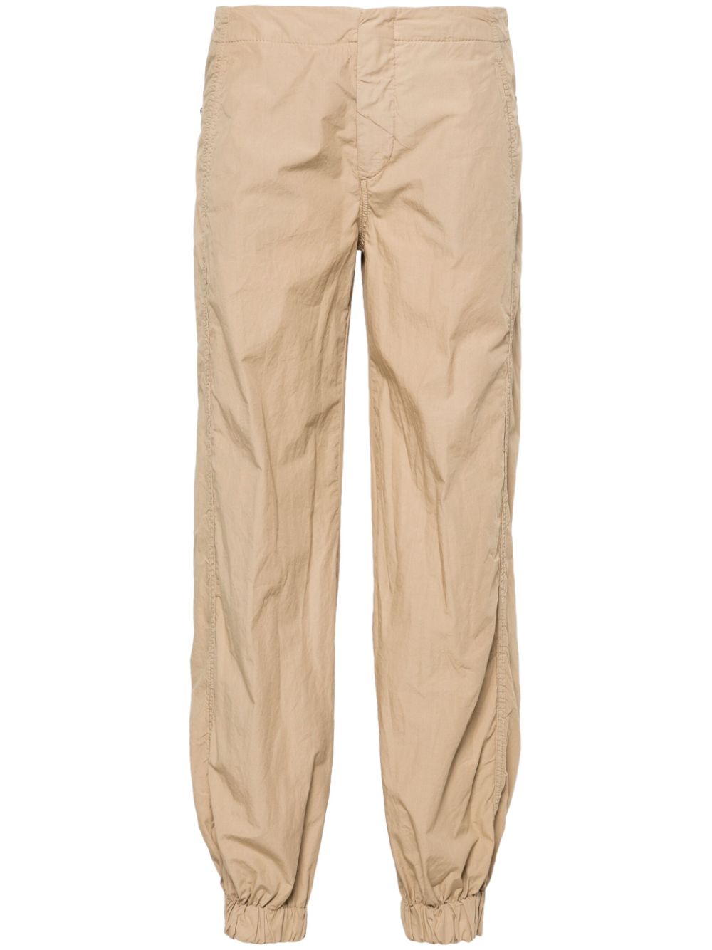 DONDUP Anan cotton tapered trousers - Neutrals von DONDUP