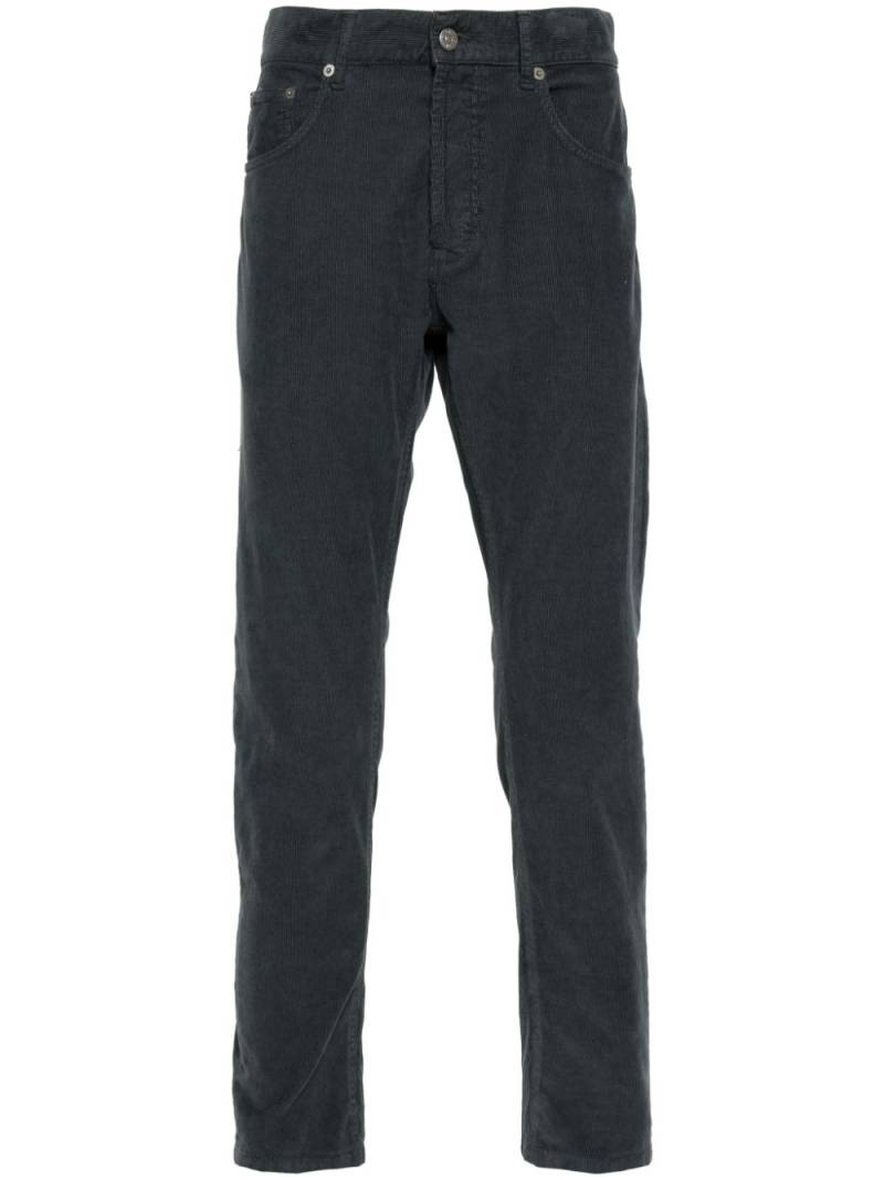 DONDUP Dian mid-rise slim-fit trousers - Grey von DONDUP