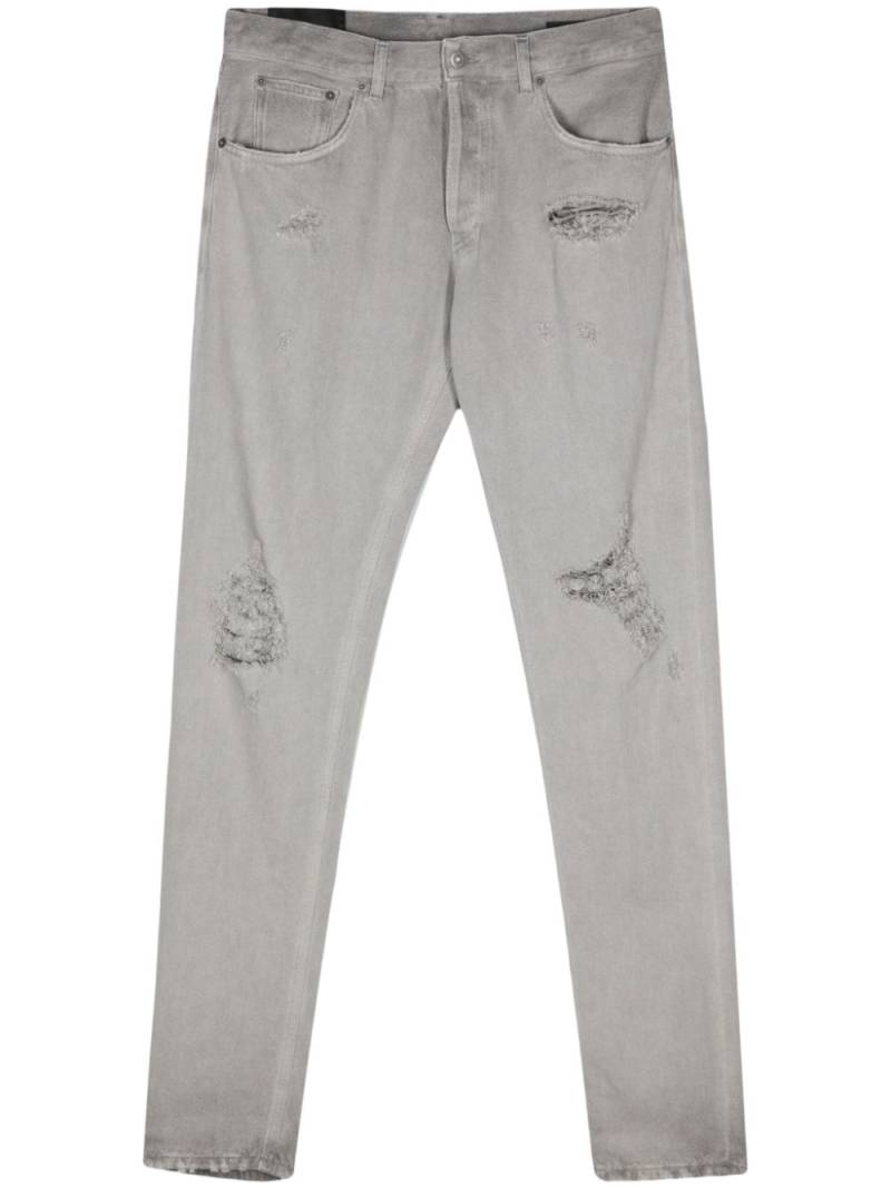 DONDUP Dian ripped tapered jeans - Grey von DONDUP