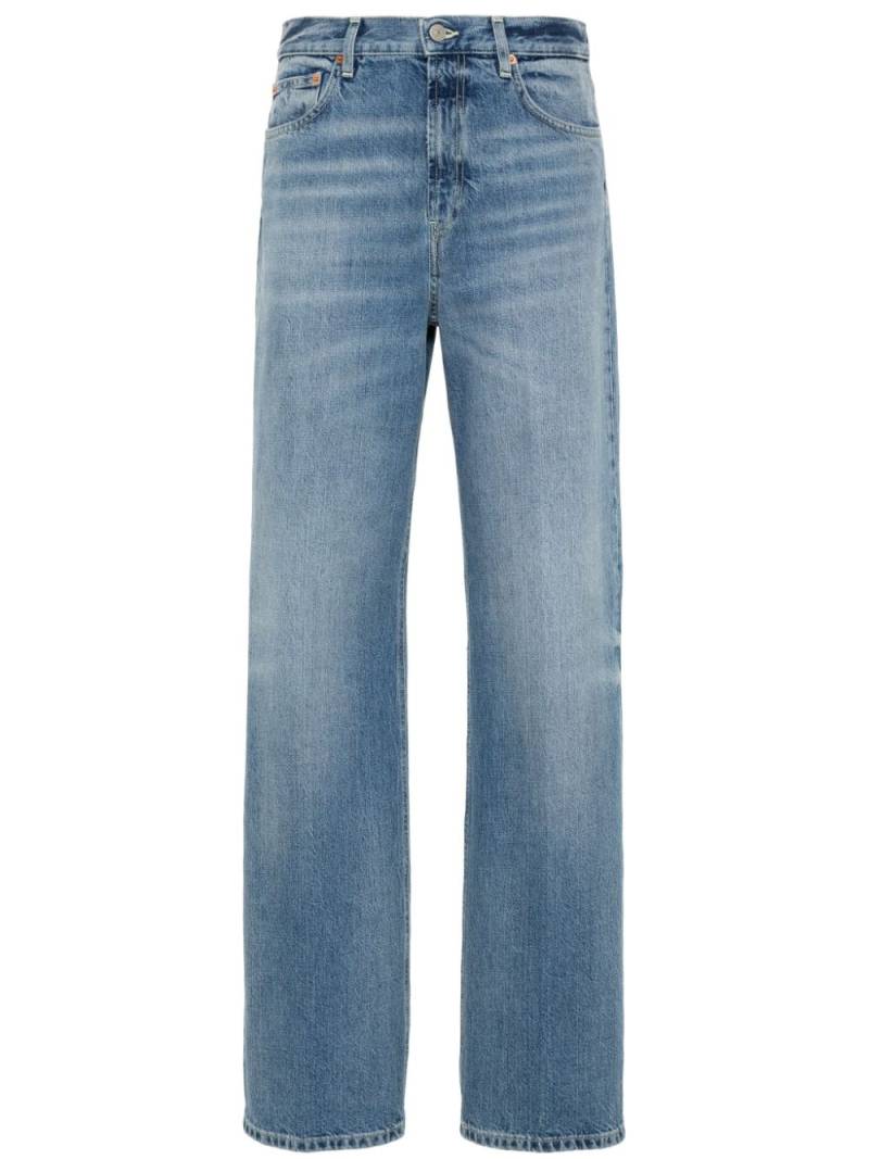 DONDUP Francine low-rise wide-leg jeans - Blue von DONDUP