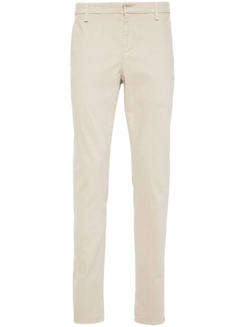 DONDUP Gaubert low-waist slim-fit trousers - Neutrals von DONDUP