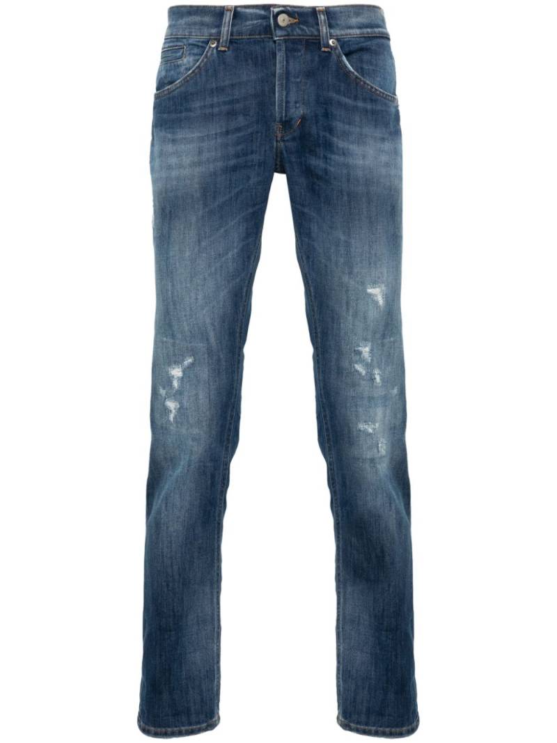 DONDUP George distressed skinny jeans - Blue von DONDUP