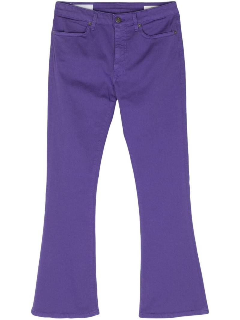 DONDUP Mandy flared-cut cotton jeans - Purple von DONDUP