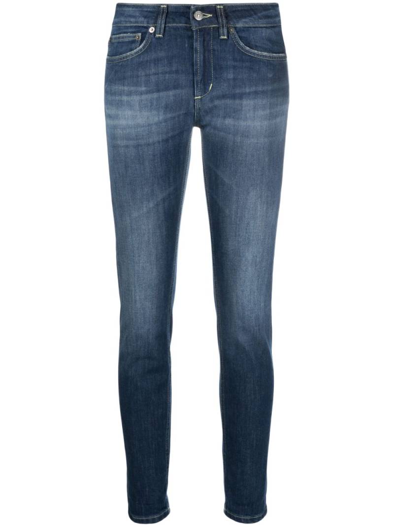 DONDUP Monroe low-rise skinny jeans - Blue von DONDUP