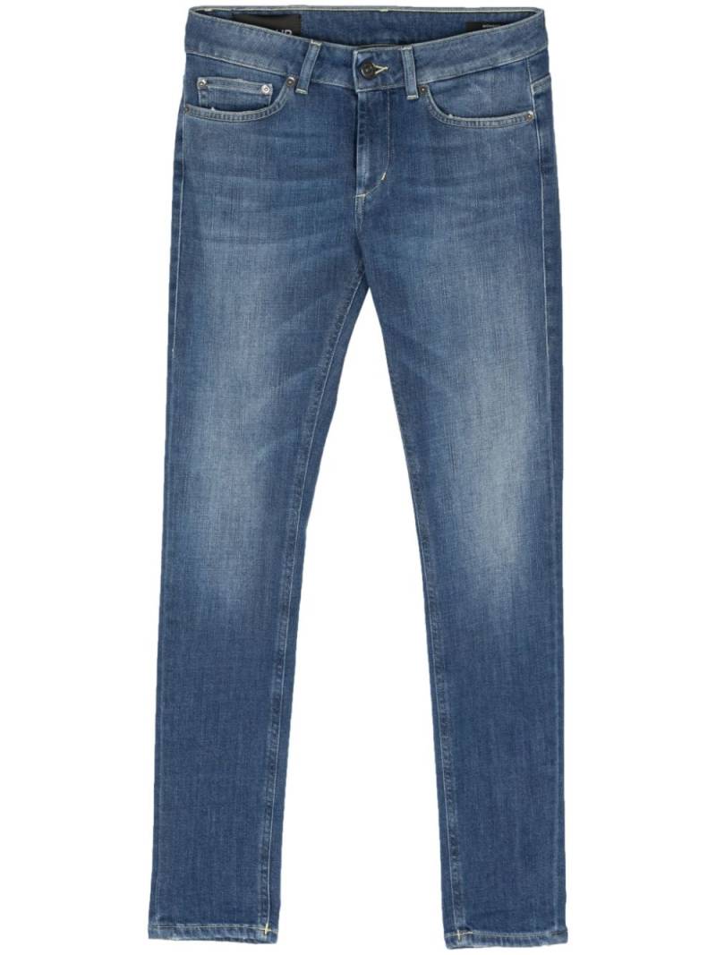 DONDUP Monroe low-rise skinny-leg jeans - Blue von DONDUP