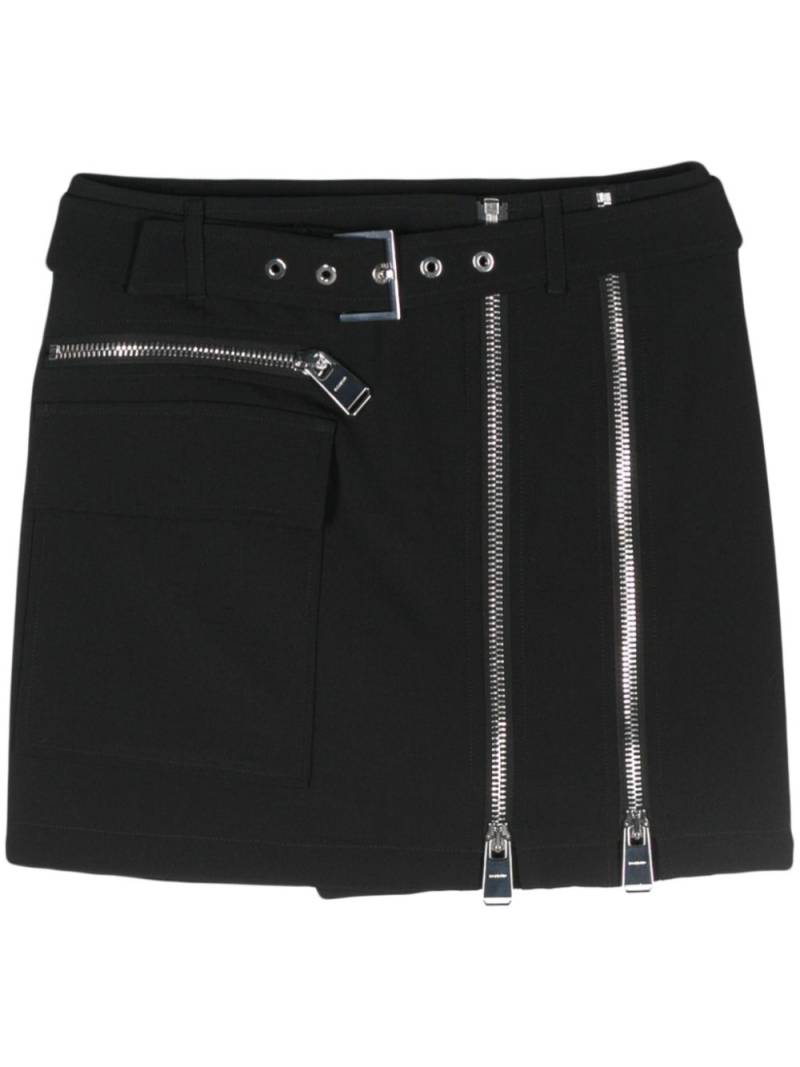 DONDUP belted mini skirt - Black von DONDUP