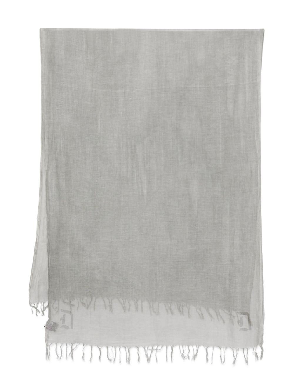 DONDUP cheesecloth scarf - Grey von DONDUP