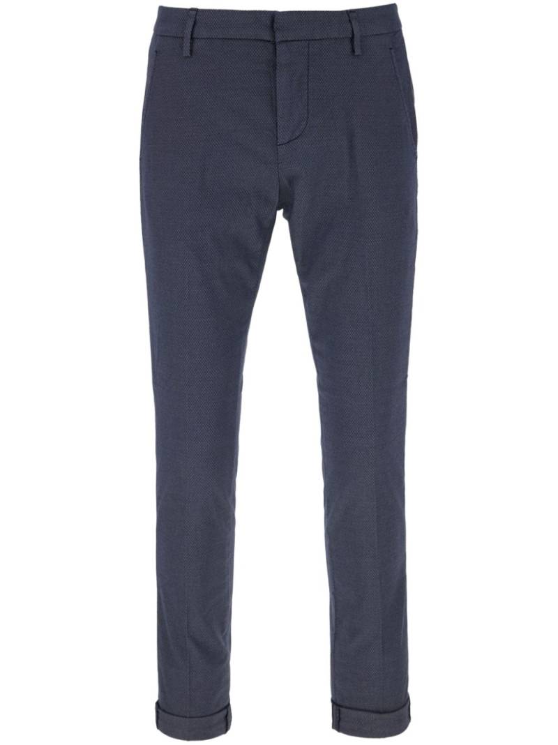 DONDUP concealed-fastening tapered trousers - Blue von DONDUP