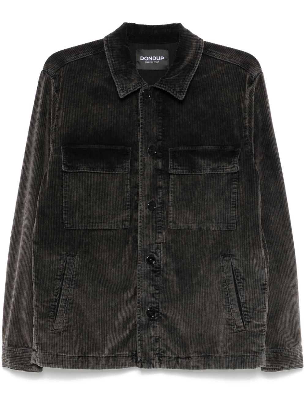 DONDUP corduroy shirt jacket - Grey von DONDUP